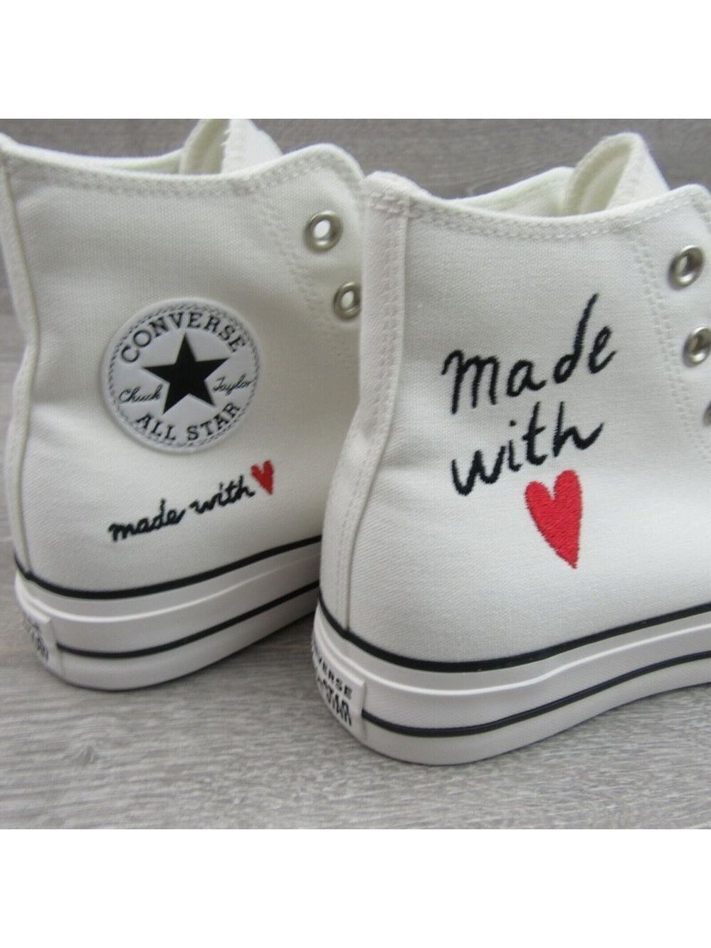Converse Chuck Taylor All Star HI Lift Made with Love Women's Size 9.5 NEW - Picture 8 of 15